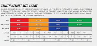 Xenith X2 Helmet Size Chart Best Helmet 2017