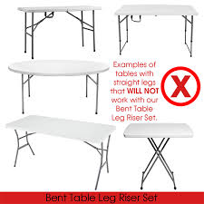 Folding Table Leg Risers Extenders Vispronet Folding Table Legs Folding Table Table Legs