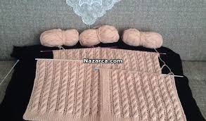 Ajurlu Burgulu Ornekle Kadin Yelek Anlatimli Nazarca Com Yelek Orgu Tig Isleri