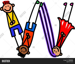 Cut tissue paper strips of different colors about 1″ by 20″ long. Alphabet Letter W Kids Image Photo Free Trial Bigstock
