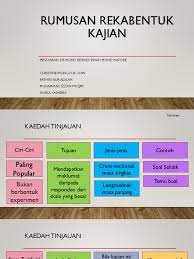 We did not find results for: Rumusan Reka Bentuk Kajian