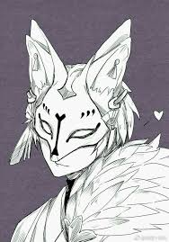 Animal Mask Anime Characters In 2020 Character Art Concept Art Drawing Boy Art