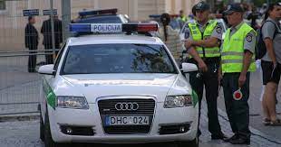 Lithuanian Police Audi A6 In Vilnius Police Cars By Country Wikimedia Commons Police Cars Police Cars