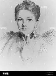 Mrs. Louis Ormond. Artist: John Singer Sargent (American, Florence  1856-1925 London). Dimensions: 12 1/8 x 8 5/8 in. (30.8 x 21.9 cm). Date:  ca. 1920. Museum: Metropolitan Museum of Art, New York, USA Stock Photo