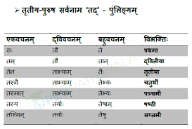 Learn Sanskrit Pronoun Tables A Complete Reference