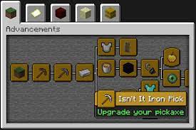 I've been playing minecraft since 2011 and i have a large survival world since minecraft 1.3 came out. Advancement Official Minecraft Wiki