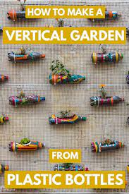 Do it yourself video on how to build a. How To Make A Vertical Garden From Plastic Bottles Garden Tabs