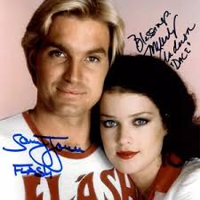 Flash Gordon, Original Cinema Poster 1980 + Ornella Muti or Melody Anderson  Autograph