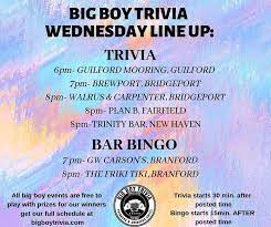 Join us for our new socially distant team trivia every friday night starting at 7 pm at @stewardsoftheland brewery in northford. Big Boy Trivia