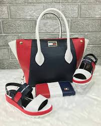 Tommy Hilfiger 2487 Canta Sandalet Cuzdan Kombin Tommy Hilfiger Sandalet Canta