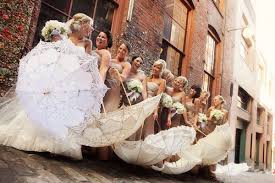30 Fun Bridal Party Photos Parasol Wedding Fun Bridal Party Umbrella Wedding