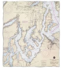 Wa Puget Sound Southern Wa Nautical Chart Blanket Island