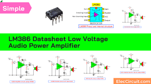 Power amplifier circuit diagram with pcb layout. Lm386 Audio Amplifier Circuit With Pcb