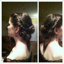 Double Waterfall 1860 S Ball Hair Style Hair Style By Eleanna Flautt Ball Hairstyles Historical Hairstyles Vintage Hairstyles