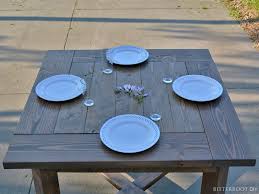 The beautiful farmhouse styling and wood grain finish of this square dining table will upgrade your outdoor space. X Base Square Farmhouse Dining Table