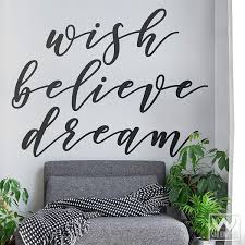 We did not find results for: Wish Believe Dream Vinyl Wall Decal In 2021 Vinyl Wall Decals Large Wall Stickers Wall Vinyl Decor