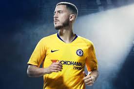 The season covers the period from 1 july 2018 to 30 june 2019. New Chelsea Away Kit 2018 19 Revealed Eden Hazard Models Yellow Nike Jersey London Evening Standard Evening Standard