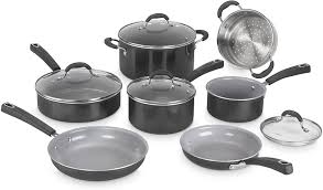 Free shipping on eligible items. Amazon Com Cuisinart Advantage Ceramica Xt Cookware Set Medium Black Kitchen Dining