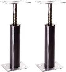 How do you adjust the telepost to accommodate the settling of the property. Amazon Com Adjustable Floor Jack Post 15 Gauge Size Range 1 1 3 2 Pack Home Improvement