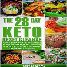 Keto cookbooks provide a large variety of tools to help you succeed, including meal plans, practical tips, scientific explanations of ketosis, and much more. The 28 Day Keto Reset Cleanse By Andrea Adams Audiobook Audible Com