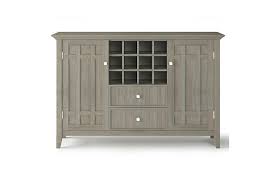 Wine racks and bottle holders can be made of a variety of woods, iron, stainless steel, glass, plastic, or a combination of any of the. Bedford Solid Wood 54 Inch Wide Rustic Sideboard Buffet And Winerack Ashley Furniture Homestore