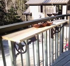Balcony table and chairs,balcony table decor,balcony table. Kulshan Diy Balcony Railing Table Bracket Set For Deck Bars Etsy
