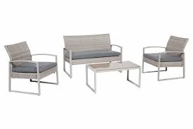 Productos para todas sus necesidades de jardinería exterior. Salon De Jardin Crete 4 Places Grege