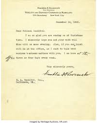 Start out by stating your request, the circumstances why. Franklin D Roosevelt Typed Letter Signed As Vice President Of Lot 53357 Heritage Auctions