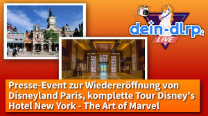 Von der dachterasse hat man einen rundumblick auf die stadt. Presseevent Zur Wiedereroffnung Von Disneyland Paris Tour Durch Hotel New York The Art Of Marvel Youtube