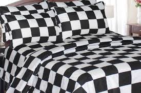 Black And White Checkered Comforter Amazon Com Regal Comfort Queen Full Size Reversible Checkered Flag Racing Comforter Only Nascar Beddin Comforters And Sets King Sheet Sets Bedroom Themes