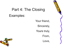 Friendly Letter Examples Letter