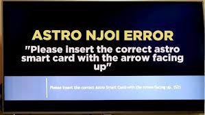 Astro tiada siaran ikut cara mengatasinya v43. Masalah Smartcard Astro Atau Njoi Cara Cara Reboot Dekoder Youtube
