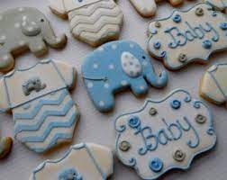 Elephant Baby Shower Cookies By Dolcecustomcookies On Etsy Elephant Baby Shower Theme Boy Elephant Baby Shower Boy Baby Blue Elephant Baby Shower