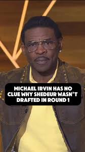 Michael Irvin has no answer for why Shedeur wasn’t drafted in Round 1.  🤷🏾‍♂️ #NFLDraft #ShedeurSanders #DeionSanders