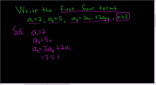 Computing Terms In A Recursive Sequence Math Videos Maths Exam Quadratics