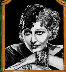 THELMA TODD Hollywood Scandal ORIGINAL PAINTING Pulp Surrealist David  Talbott