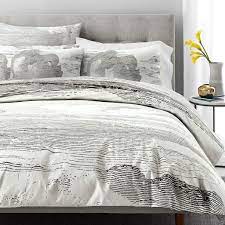 We researched the best duvet covers that will protect your comforter while adding if you run hot at night, your best bet is the west elm matelasse duvet cover. Organic Percale Etched Clouds Duvet Cover Shams