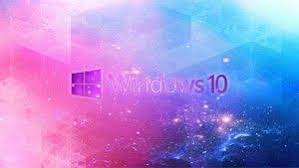 1366x768 Windows 10 Wallpaper Pink Space Message Windows 10 Logo Microsoft Wallpaper Wallpaper Windows 10 Windows 10