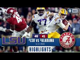 Joe Burrow Lsu Finally Slay Dragon With Win Over Alabama