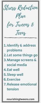 Calming Activities For Tweens Teens Nourishing Tweens Calming Activities Tween Stress Management Activities