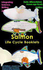 Salmon Life Cycle Salmon Shape Booklet Life Cycles 2nd Grade Activities Tree Life Cycle