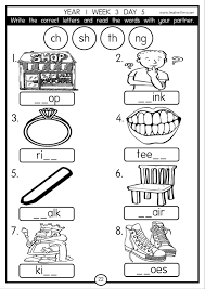Kssr english worksheet for year 1. Teacherfiera Com Year 1 2019 4 Weeks Phonics Based Lessons Booklet With Word List Revised Version