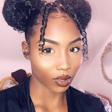Find out the latest and trendy natural hair hairstyles and haircuts in 2021. Tried Something Cute Today Y All Like It Swipe Natural Hair Styles Easy Natural Hair Styles Girls Natural Hairstyles