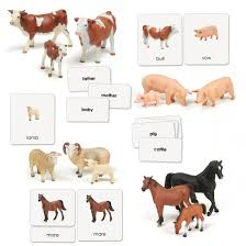 Complete Farm Animal Family Set Montessori Services
