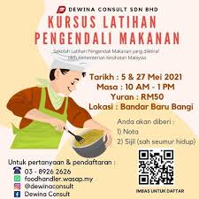 Kenali makanan penurun darah tinggi berikut. Kursus Latihan Pengendali Makanan Kaart Tonen Cheras 27 May 2021