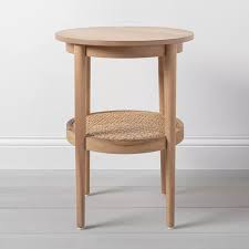 Wood Cane Round Accent Table Hearth Hand With Magnolia In 2020 Round Accent Table Accent Table Magnolia Furniture
