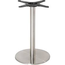 A round dining table with modern details will make your interior stunning.also stainless steel will add extra impact.contemporary tug dining table base in stainless steel going to be star of your dining room. Bolero Stainless Steel Round Table Base U552 Buy Online At Nisbets
