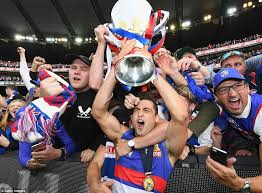 Made of red, white & blue 🔴⚪️🔵 #mightywest membership.westernbulldogs.com.au. Afl Grand Final 2016 Sydney Swans V Western Bulldogs Emotional Bulldogs Win 89 67 For Their First Premiership Since 1954 Daily Mail Online