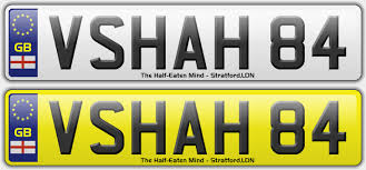 You cannot rearrange letters or numbers, or alter. Design Your Own Number Plates The Half Eaten Mind S Personalised Registrations