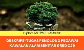 Mohd shahrul hafizi bin abdul raawi. Deskripsi Tugas Penolong Pegawai Kawalan Alam Sekitar Gred C29 Spa